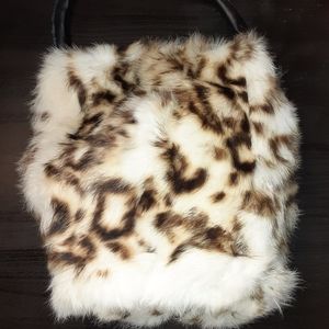Rabbit Fur Handbag